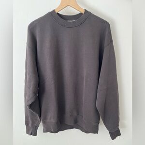 NWOT Elwood Organic Cotton Oversized Sweatshirt in Vintage Gray - Small